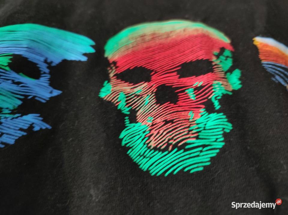 koszulka bluzka tshirt czaszki nadruk 3d uniseks Rozmiar L Kielce