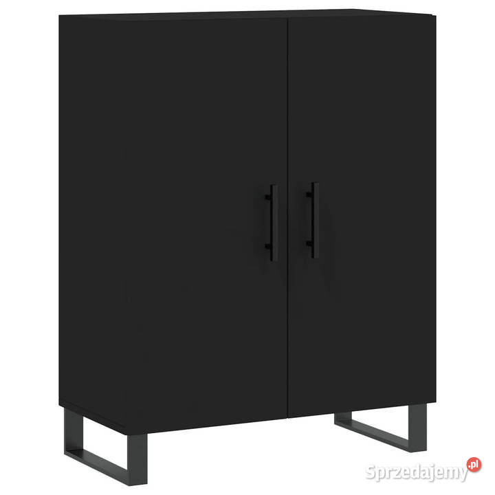Szafka czarna 695x34x90 materiał drewnopochodny