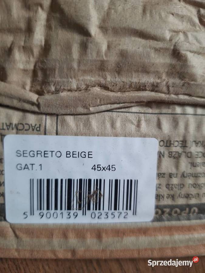 Paradyż Segreto Beige 45x45 gres nieszkliwiony Płytki podłogowe Morąg