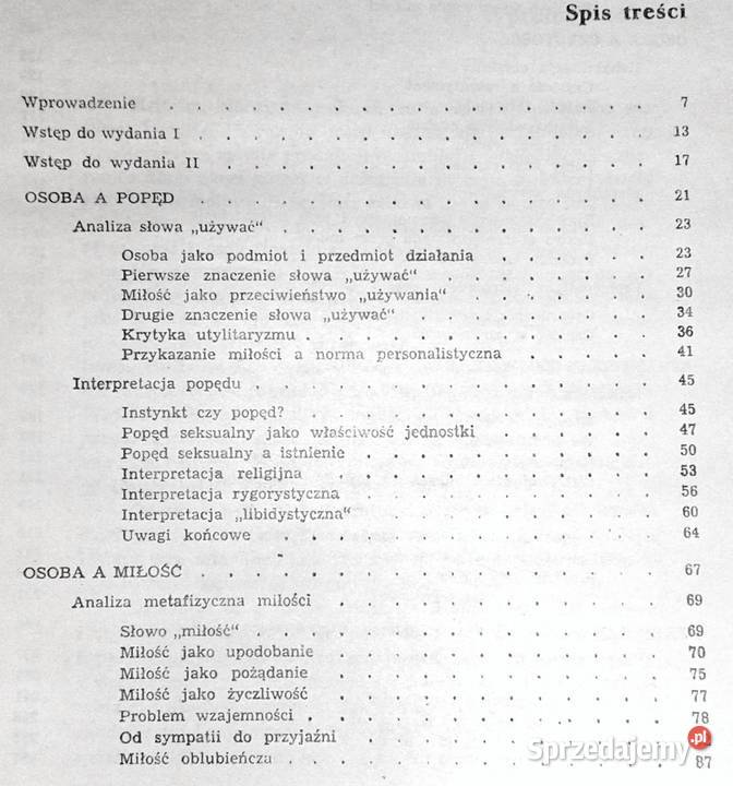 Miłość i odpowiedzialność Człowiek i moralność miękka Chełm