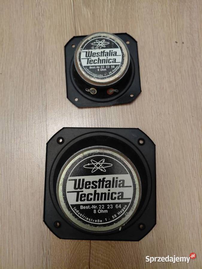Głośniki Westfalia Technika do kolumn basowe 8
