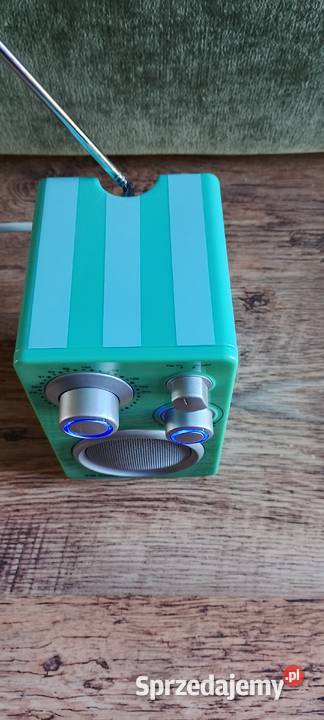 Miętowe radio RETRO Clas Ohlson TA871E Design Wąbrzeźno