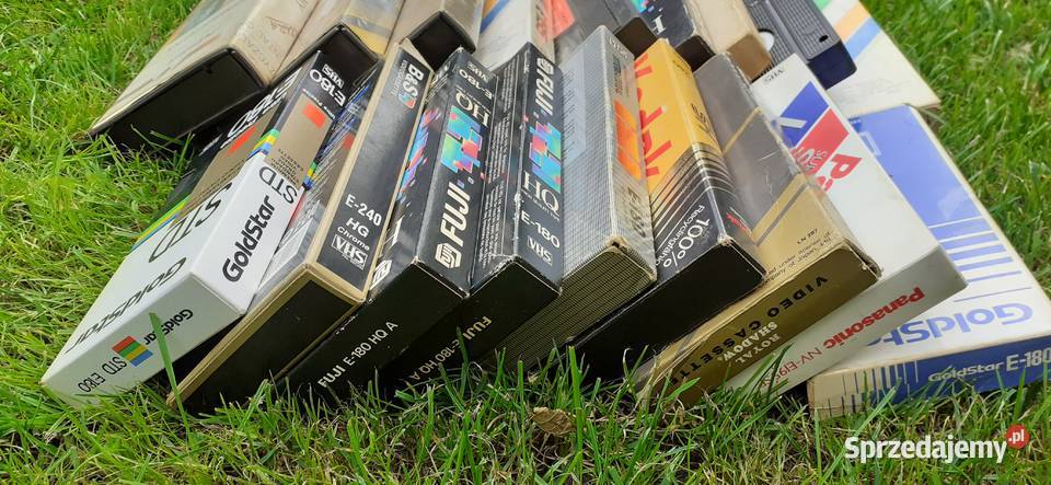 Kasety VHS Fuji Goldstar Panasonic Kodak Royal kujawsko-pomorskie Bydgoszcz