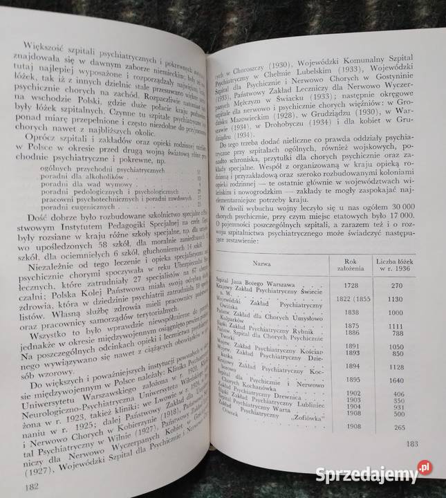 Psychiatria polska na tle dziejowym Tadeusz łódzkie Bełchatów