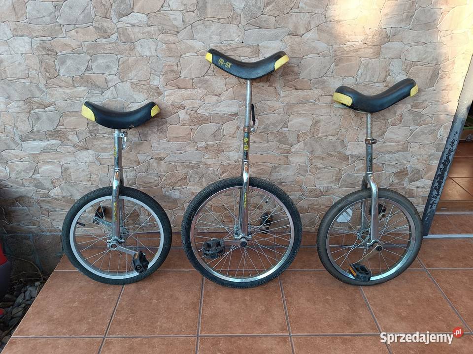 3 x monocykl jednokołowiec w tym 2 x QUAX Stan Sporty towarzyskie i rekreacja śląskie Szczyrk
