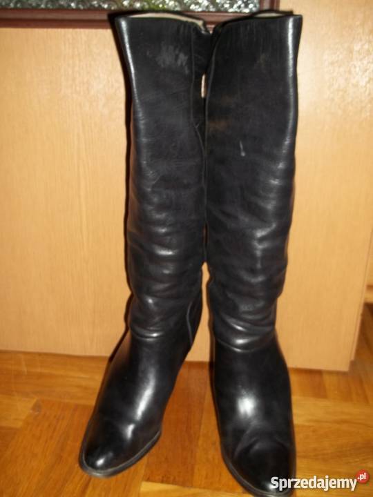 Kozaki skórzane 36 wciągane Celapo