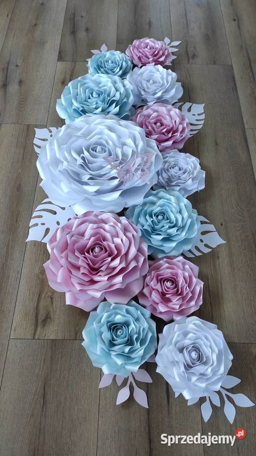 Kwiaty z papieru 3D
