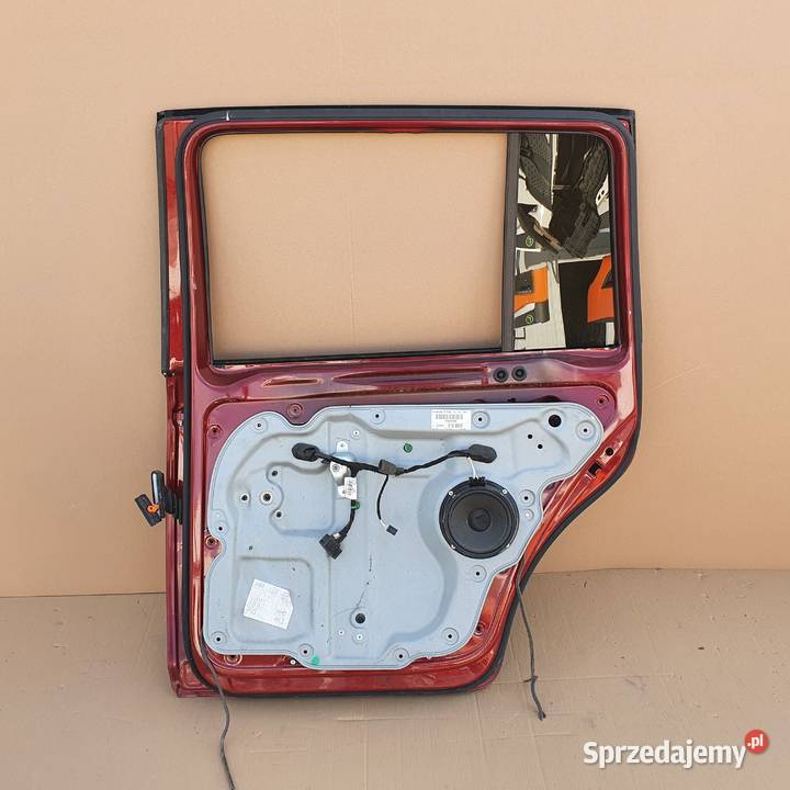 VW TOURAN DRZWI PRAWY TYŁ SZYBA MECHANIZM części blacharskie