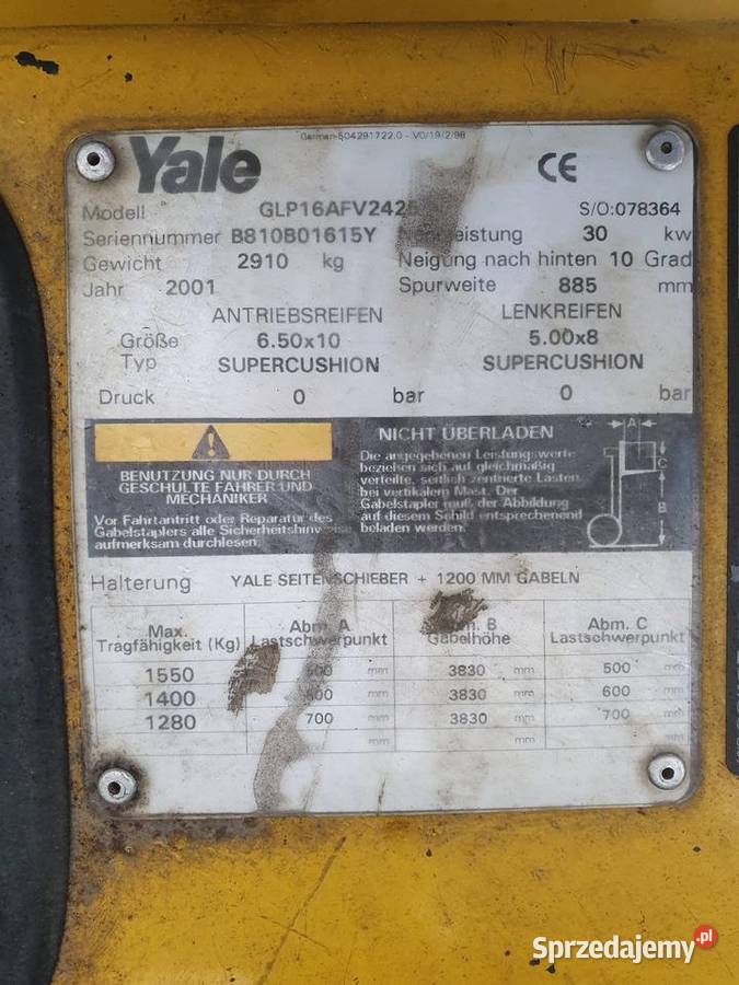 Wózek widłowy Yale Grójec