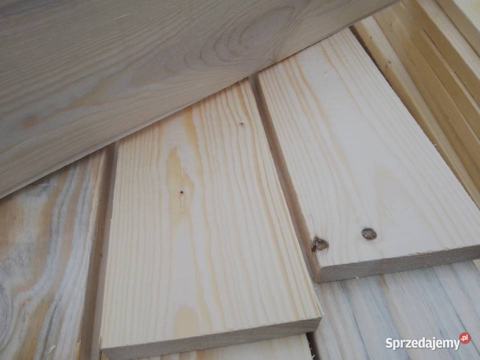 Świerkowe deski heblowane nowe suche 80 x 12 sprzedam