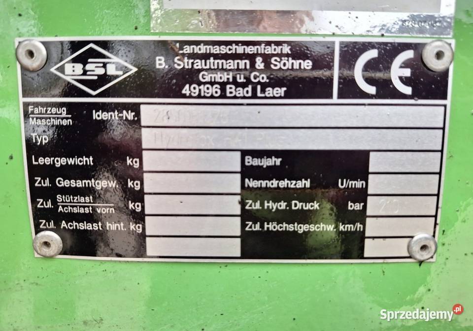 Wycinak Strautmann HK 1 Plus sprzedam