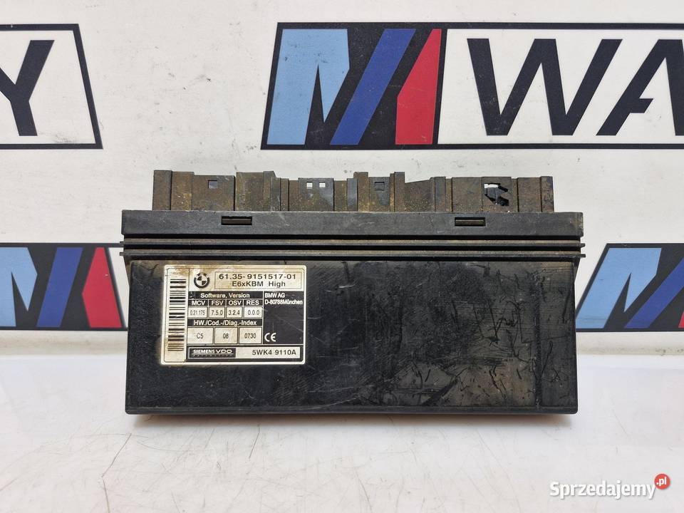 BMW E60 E61 MODUŁ STEROWNIK NADWOZIA 9151517