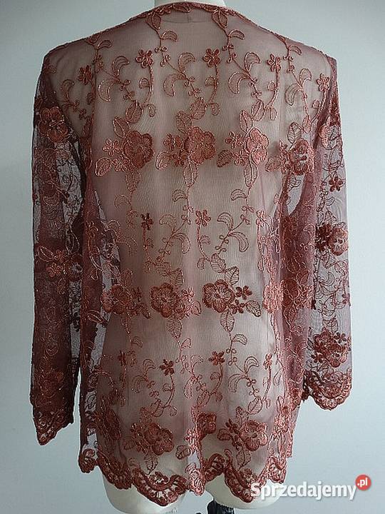 Marynarka Narzutka Blezer Zdobiona Tiul Haft różowy podlaskie Łomża