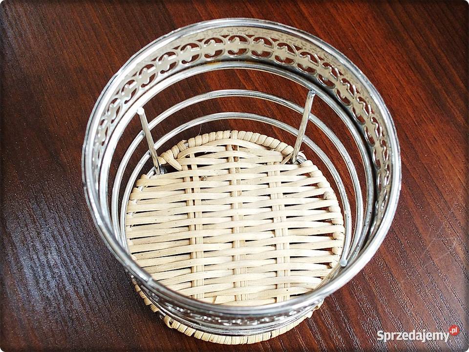 Koszyk Koszyczek na sztucce z PRL Nowy nie Żary