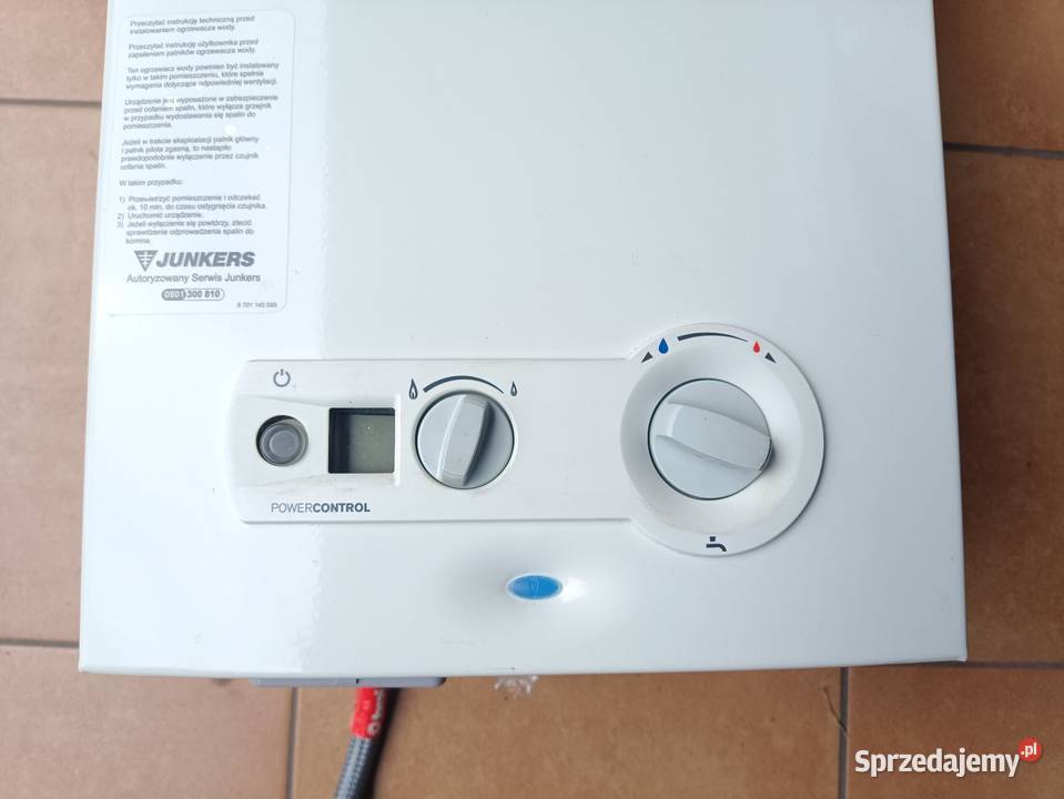 Terma Junkers Powercontrologrzewacz WRDP Wilamów-Parcela