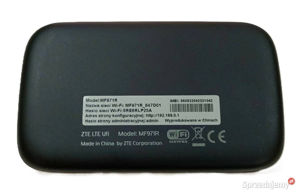 router ZTE MF971R Elbląg sprzedam