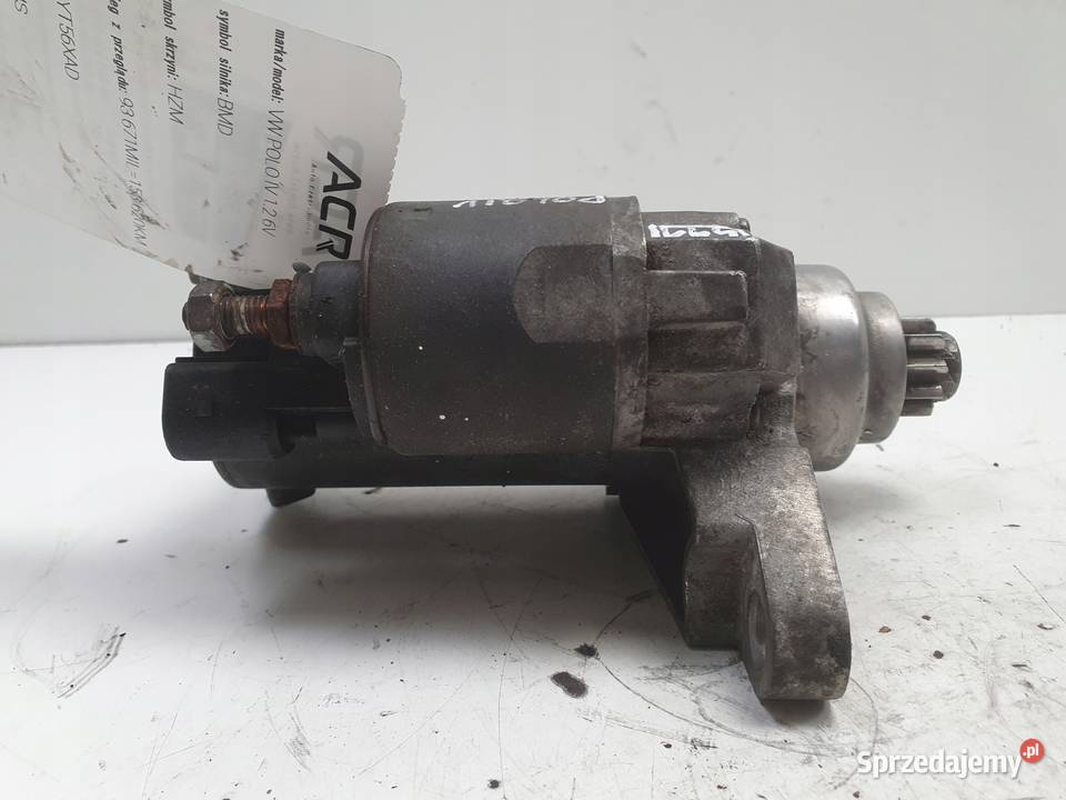 VW Polo IV 12 6V ROZRUSZNIK valeo 02T911023S osobowe lubelskie Janów sprzedam