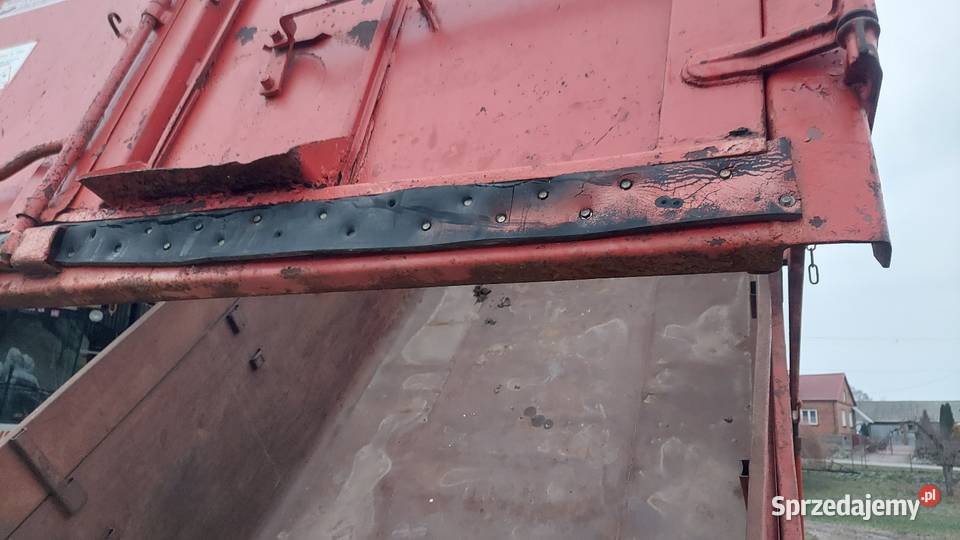 Przyczepa skorupowa Brimont 8t własna hydraulika Rolnictwo