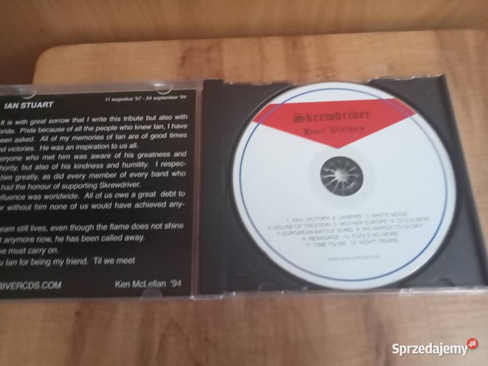 zespoł skrewdriver muzyka na płytach cd CD Nowy Tomyśl