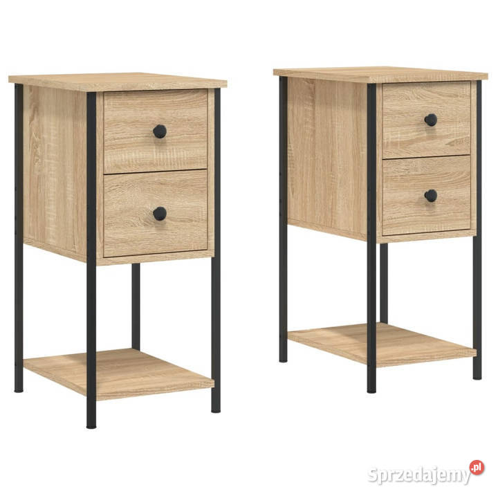 Szafki nocne 2 dąb sonoma 32x42x70 WM826096
