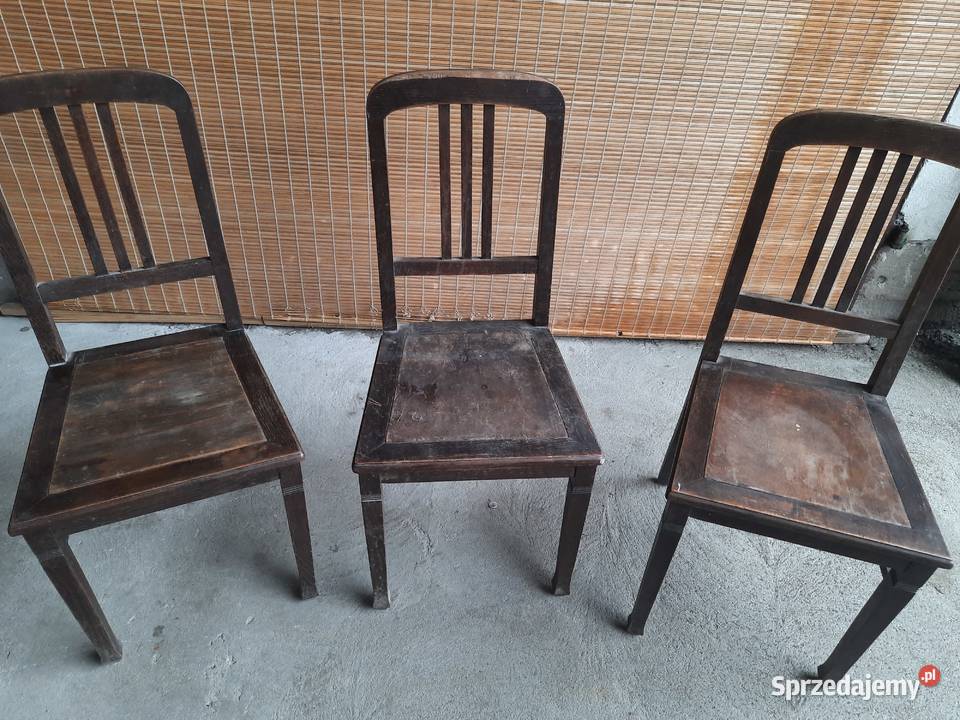krzesła 3 sztuki 268 Stoły, krzesła, biurka Byczyna sprzedam