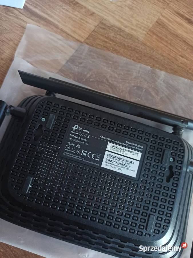 Router TPLink AC1350 do światłowodu sprzedam