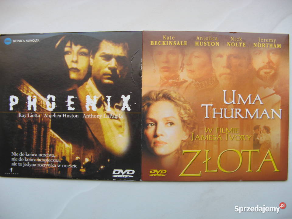 DVD Złota Phoenix Anjelica Huston Uma Thurman 2 płyty Filmy Poznań