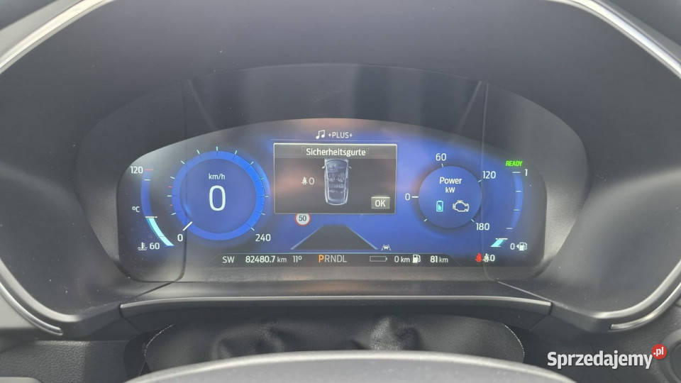 Ford Kuga Duża Navi ledy nowy hybryda plugin kurtyny powietrzne pomorskie Lębork