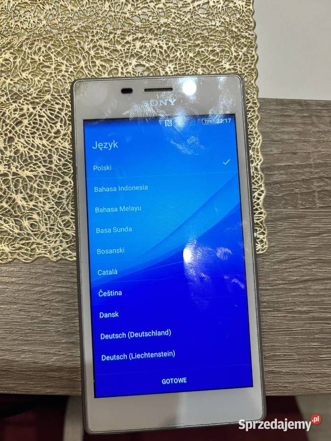 Smartfon Sony XPERIA D2303 biały Siemianowice Śląskie sprzedam
