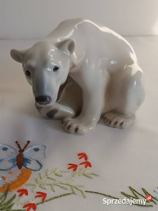 Duża figurka niedźwiedzia polarnego małopolskie Gorlice