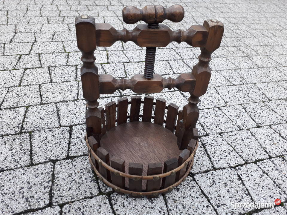 Pojemnik na orzechy z dziadkiem i stojak na wino mazowieckie Warszawa sprzedam