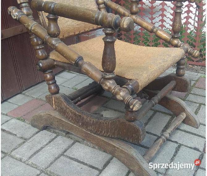 Fotel bujany stary Góra