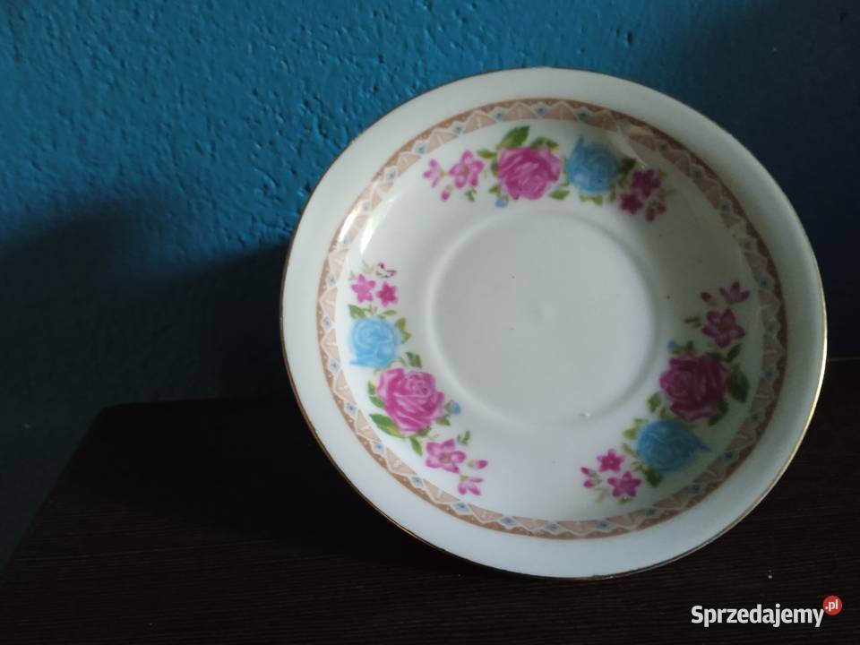 Chińska porcelana filiżanka duo do herbaty z lat Koźminek