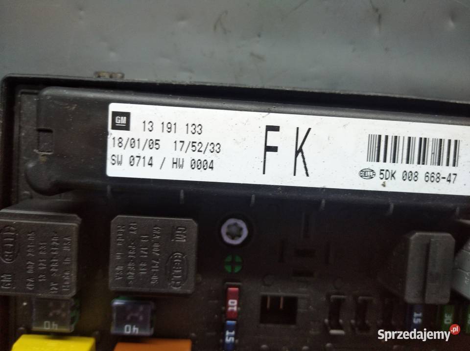 Astra H Zafira B moduł bsi FK Swarzędz