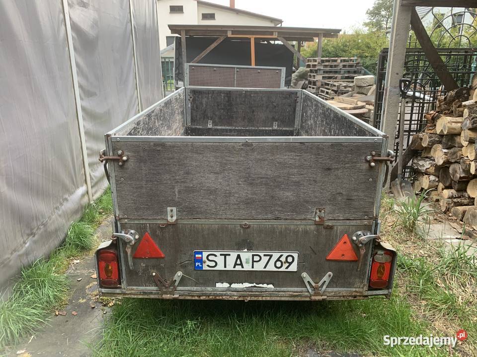 PRZYCZEPKA SAMOCHODOWA SAM Z NADSTAWKAMI