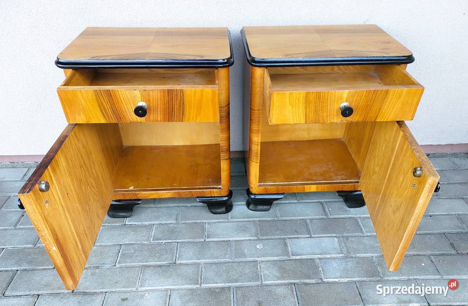 Stare szafki nocne nakastliki zestaw 2 orzech pomorskie Tczew sprzedam