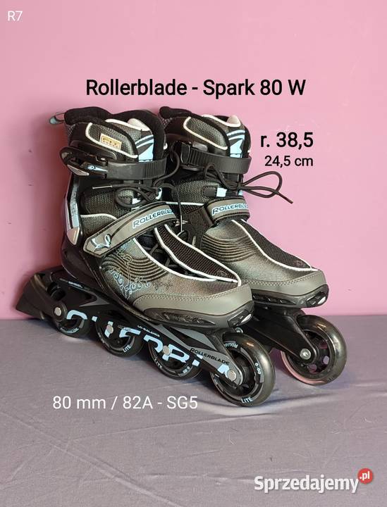 Rolki Rollerblade damskie SPARK 80 r 385 245 Skating Jasień