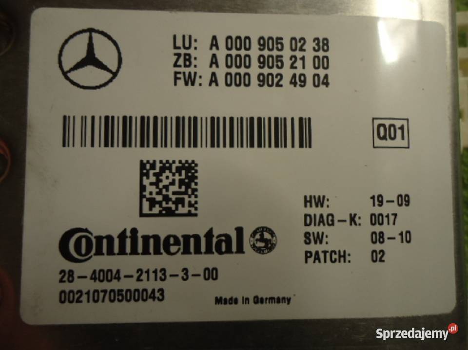 KAMERA NIGHT VISION MERCEDES W212 A0028209297 Układ elektryczny śląskie Jaworzno