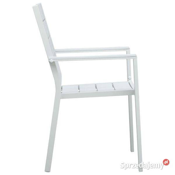 vidaXL Krzesła ogrodowe 4 białeSKU47884 mazowieckie Warszawa sprzedam