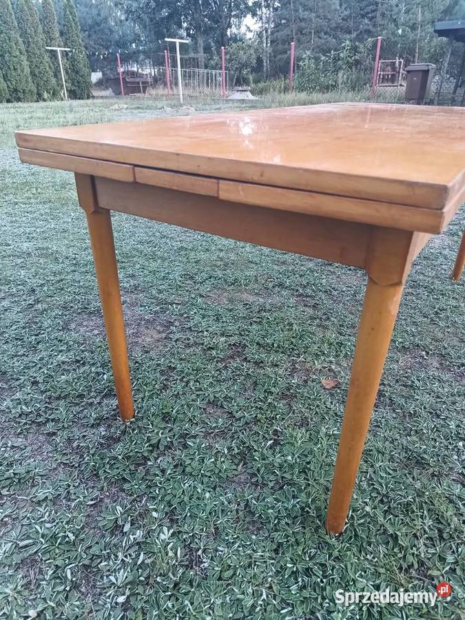 Drewniana ława rozkładana mazowieckie Trojany sprzedam