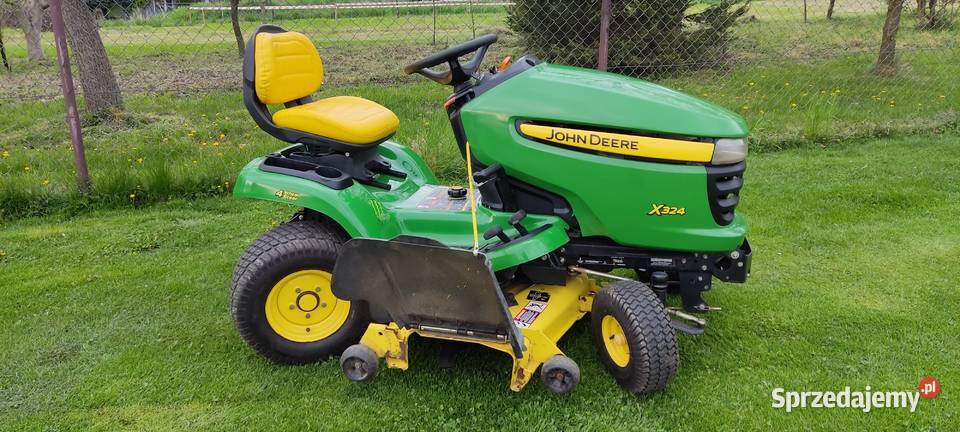 Traktorek kosiarka John Deere X324 23HP SKRĘTNA Będziemyśl