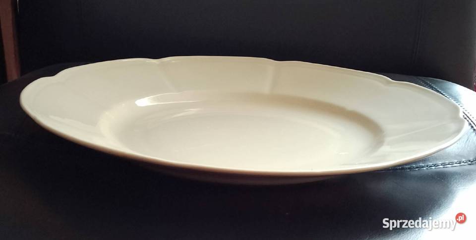 Talerz Duży Ecru Chodzież Nakło nad Notecią