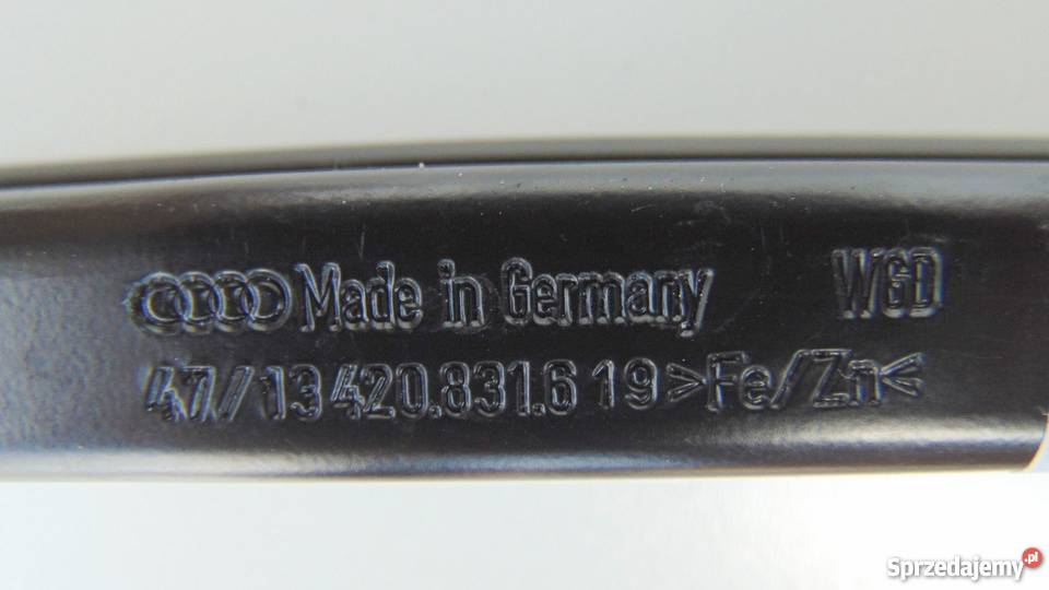 PROWADNICA SZYBY DRZWI LEWYCH AUDI R8 420831619 Nowy Tomyśl