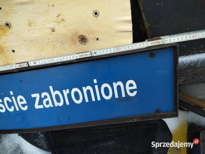 TABLICA INFORMACYJNA METALOWA małopolskie Kęty