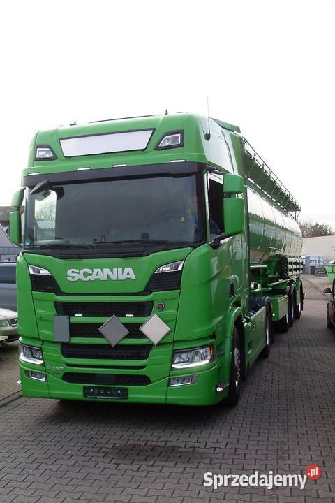 Zestaw do przewozu paszy naczepa silos cysterna Warszawa