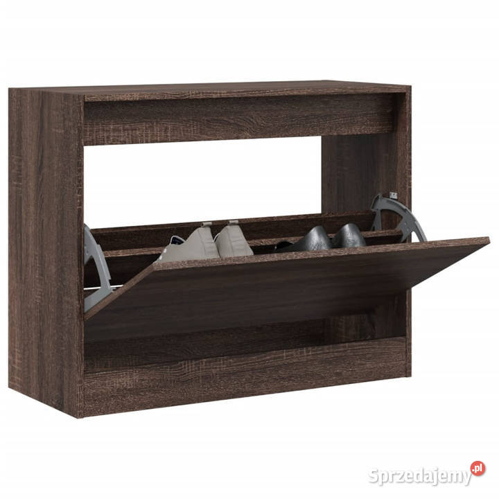 Szafka na buty brązowy dąb 80x34x63 WM839965 Warszawa