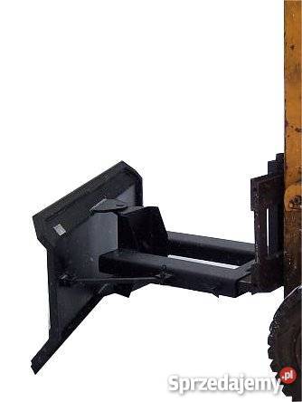 Pług do odśnieżania montaż na widłach wózka Stalowa Wola
