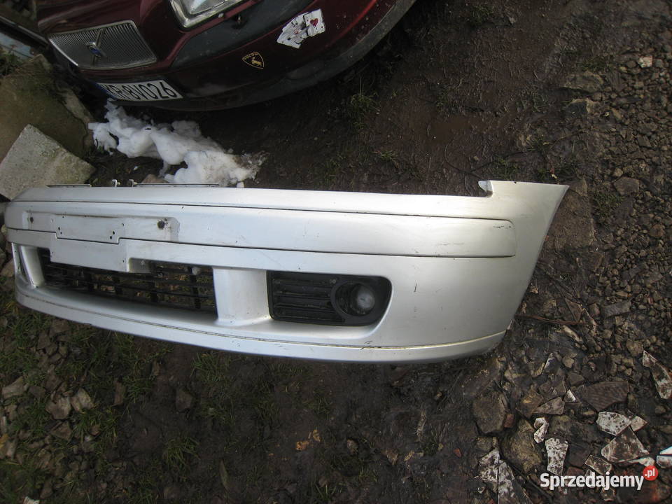 Zderzak przedni Mitsubishi Carisma lift srebrny małopolskie Kraków