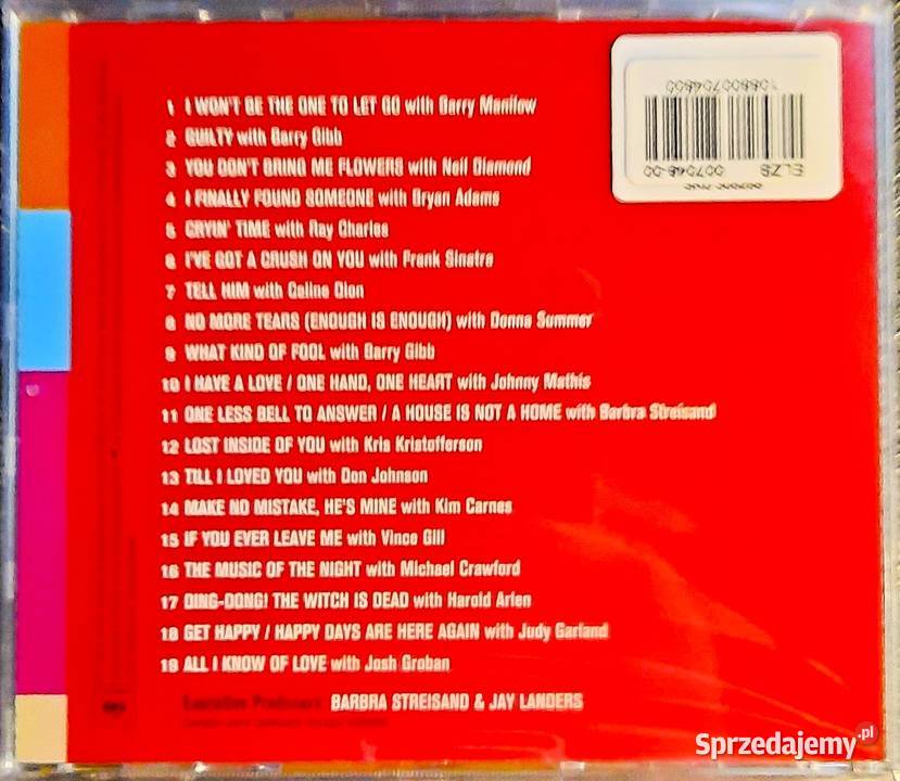 Nowy Wspaniały Album CD Barbra Streisand i