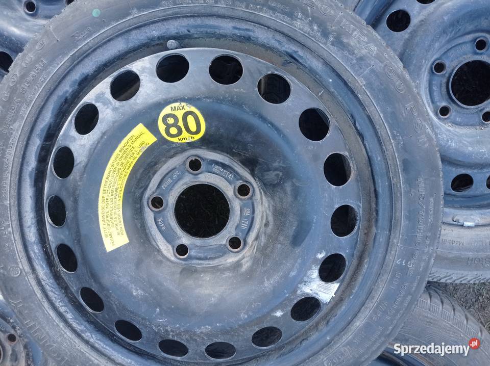 Felgi 15 5x110 opel koło dojazdowe opony 19565 Średnica 15" Górno